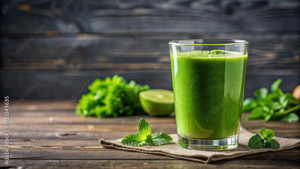 Refreshing green smoothie blend in a clear glass with froth, green, smoothie, blend, healthy, fresh, organic, beverage Refreshing green smoothie blend in a clear glass with froth, green, smoothie, blend, healthy, fresh, organic, beverage