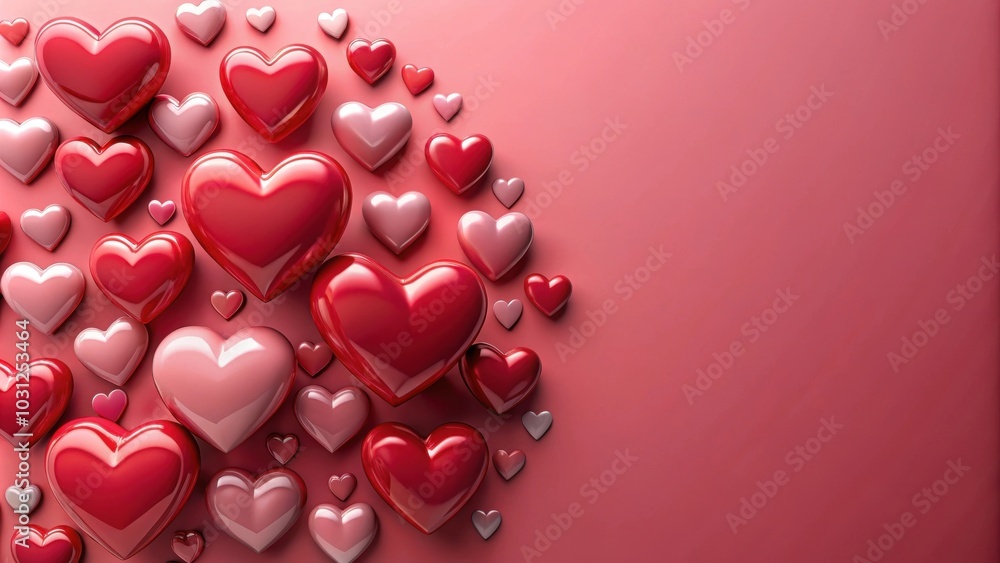 rendering of a set of dimensional hearts, , rendering,set, hearts, love, romance, Valentine's Day, abstract, design,graphic rendering of a set of dimensional hearts, , rendering,set, hearts, love, romance, Valentine's Day, abstract, design,graphic