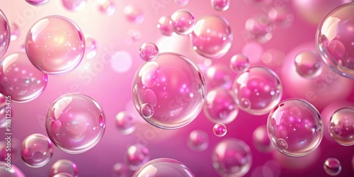 Beautiful pink bubble background with an abstract beauty concept, rendered in , pink, bubble, background, abstract, beauty