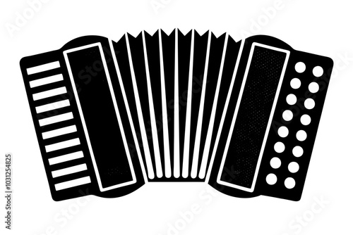 accordion  silhouette icon