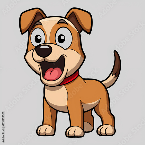 cartoon, dog, animal, puppy, illustration, vector, pet, brown, cute, bear, happy, mammal, fun, isolated, character, baby, tail, funny, wild, zoo, toy, smile, canine, drawing, dogs