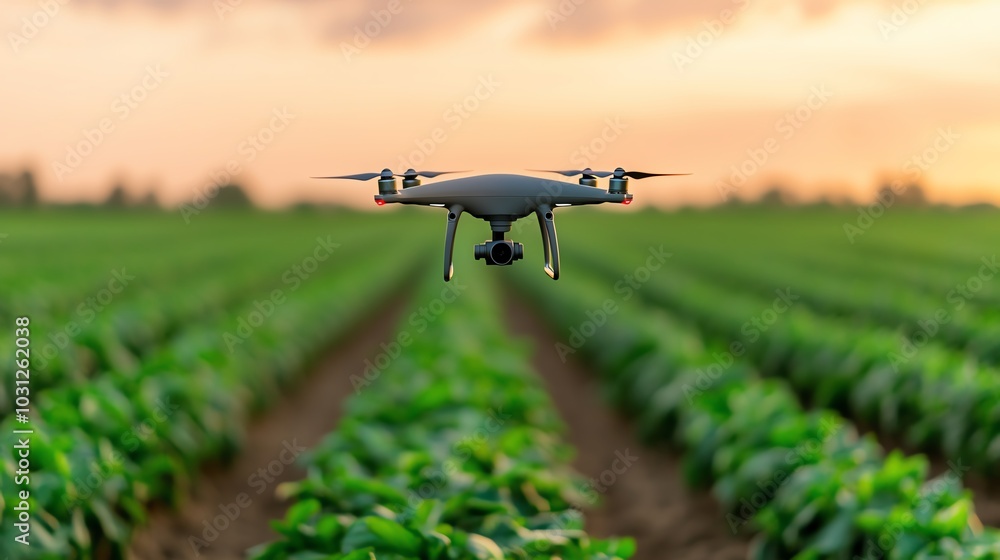 A farmtotable concept with drones delivering fresh produce, morning light, wide shot A farmtotable concept with drones delivering fresh produce, morning light, wide shot