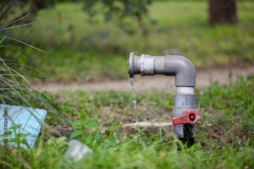 Outdoor irrigation faucet dripping Outdoor irrigation faucet dripping