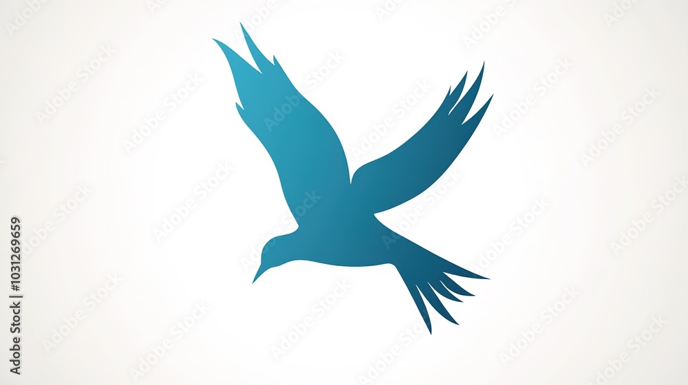 A sleek and simple vector silhouette of a bird icon, designed with bold and clear lines, symbolizing freedom and nature. The bird's form is minimalistic yet elegant, capturing the essence of flight A sleek and simple vector silhouette of a bird icon, designed with bold and clear lines, symbolizing freedom and nature. The bird's form is minimalistic yet elegant, capturing the essence of flight