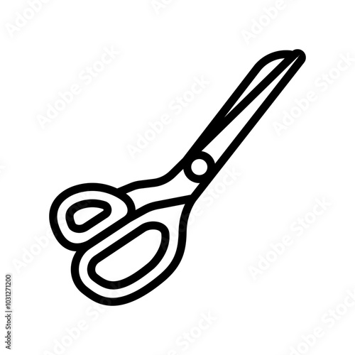 dressmakers shears dressmaking fashion line icon vector. dressmakers shears dressmaking fashion sign. isolated contour symbol black illustration