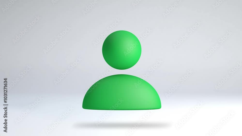Animation of moving people icons. Chat icons, group of people. 3D avatar Animation of moving people icons. Chat icons, group of people. 3D avatar