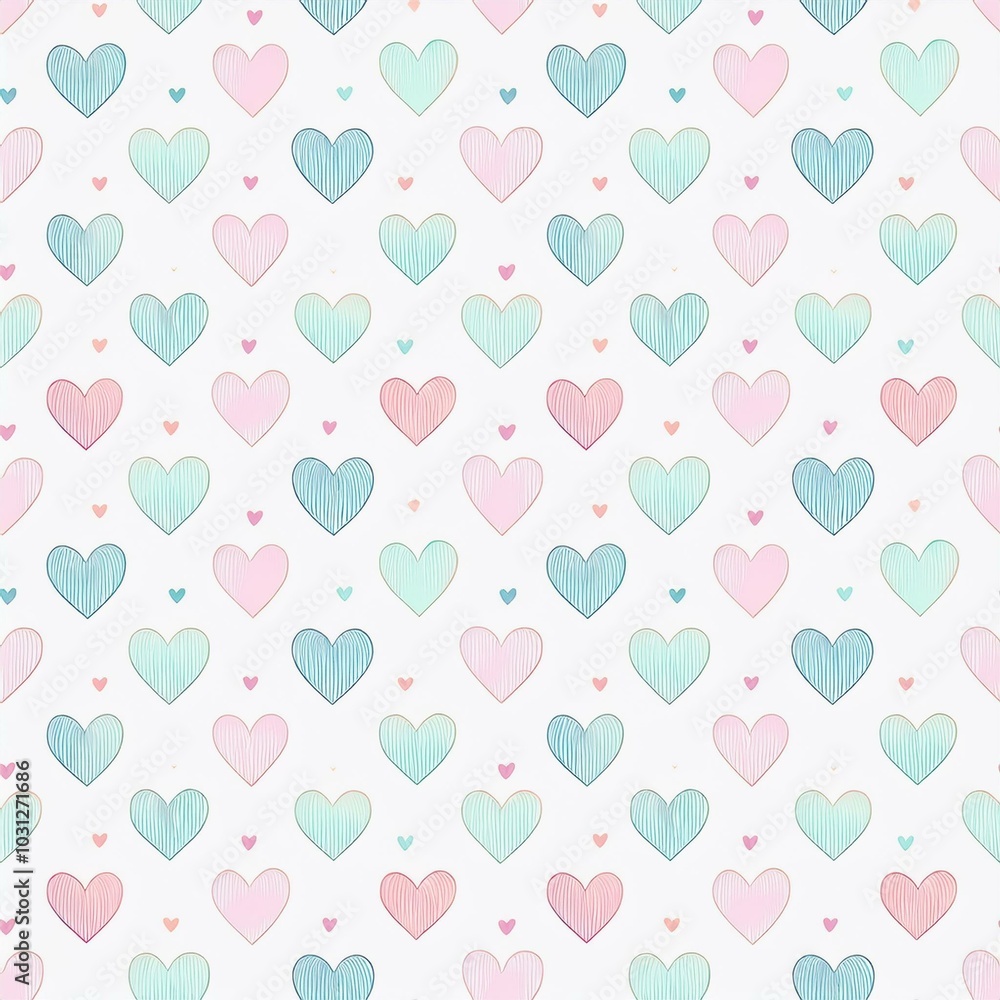 다양한 하트 패턴 이미지 일러스트 (Various heart pattern image illustration) 다양한 하트 패턴 이미지 일러스트 (Various heart pattern image illustration)