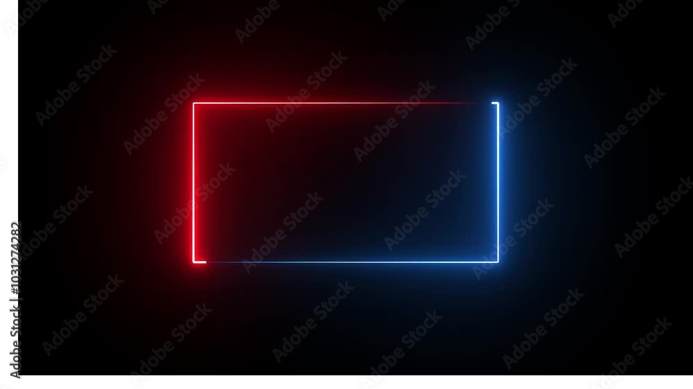 Glowing Neon Rectangles Abstract Motion Background Glowing Neon Rectangles Abstract Motion Background