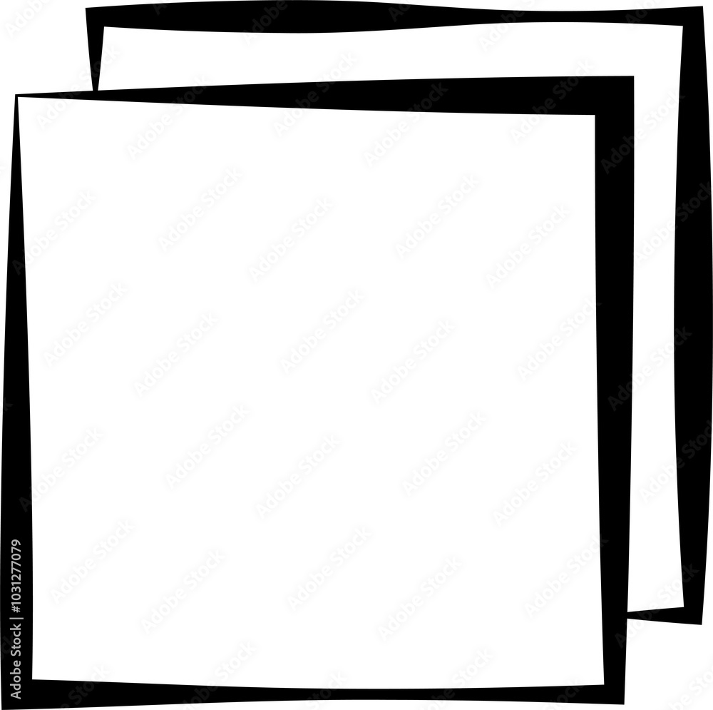 Square line shapes. Geometric elements Square line shapes. Geometric elements