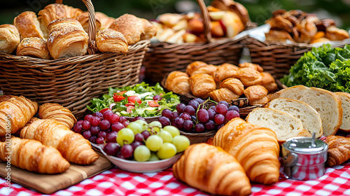 A vibrant spread of fresh p...