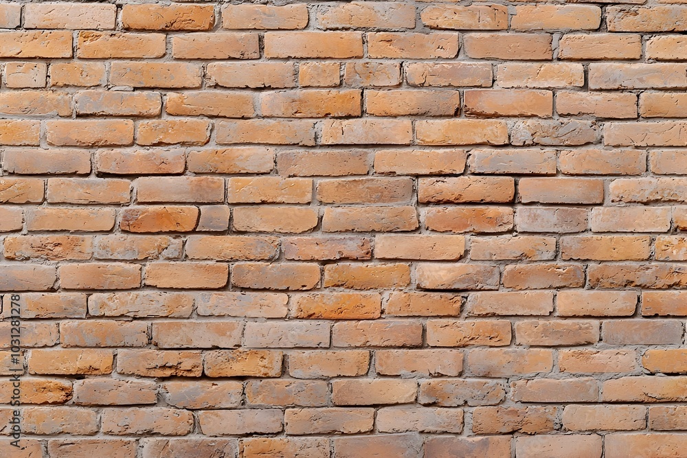 Obraz premium Weathered Brown Brick Wall Textured Pattern for Architectural Background