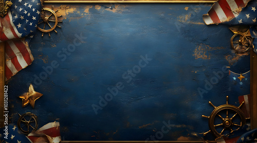 Decorative blue background ...