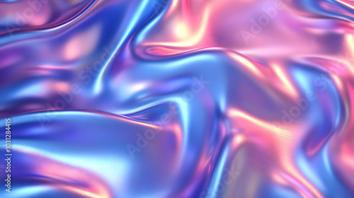 Colorful, shiny fabric text...