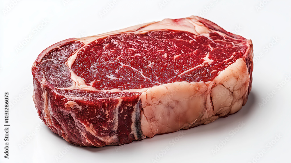 Fototapeta premium Beef isolated on white background.