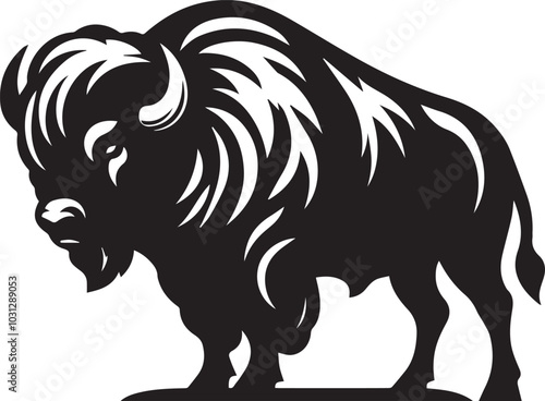 illustration of a buffalo