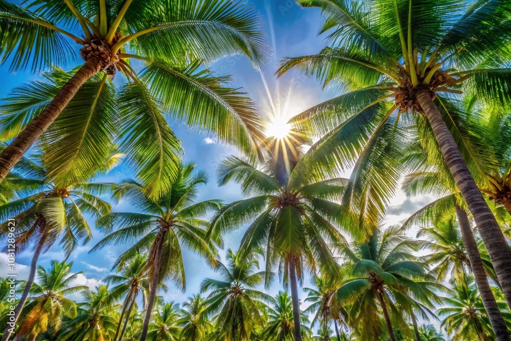 Candid Photography of Pacific Palm Trees in a Tropical Paradise Candid Photography of Pacific Palm Trees in a Tropical Paradise