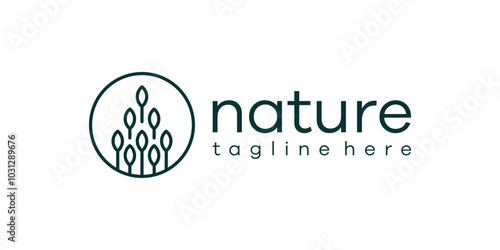 logo design farm,agriculture,garden, plants, organic, nature, logo design vector, symbol, idea, creative.