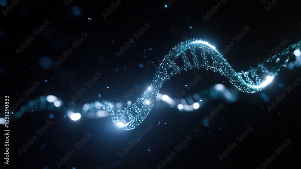 DNA research green leaf background, showing off the delicate double helix genetic information structure with glowing effects and soft light highlights. DNA research green leaf background, showing off the delicate double helix genetic information structure with glowing effects and soft light highlights.