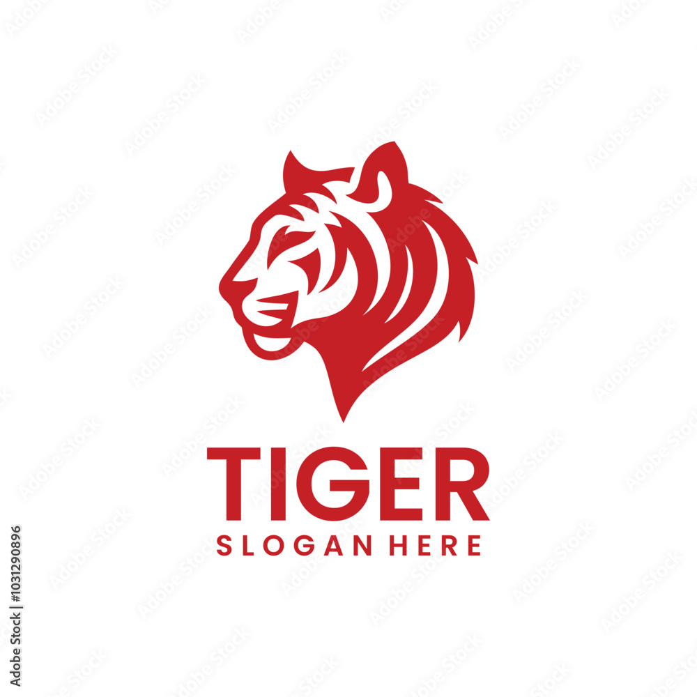Vector illustration tiger logo Vector illustration tiger logo
