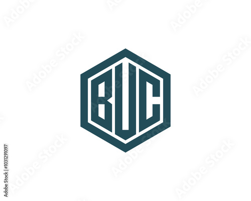 BUC Logo design vector template. BUC