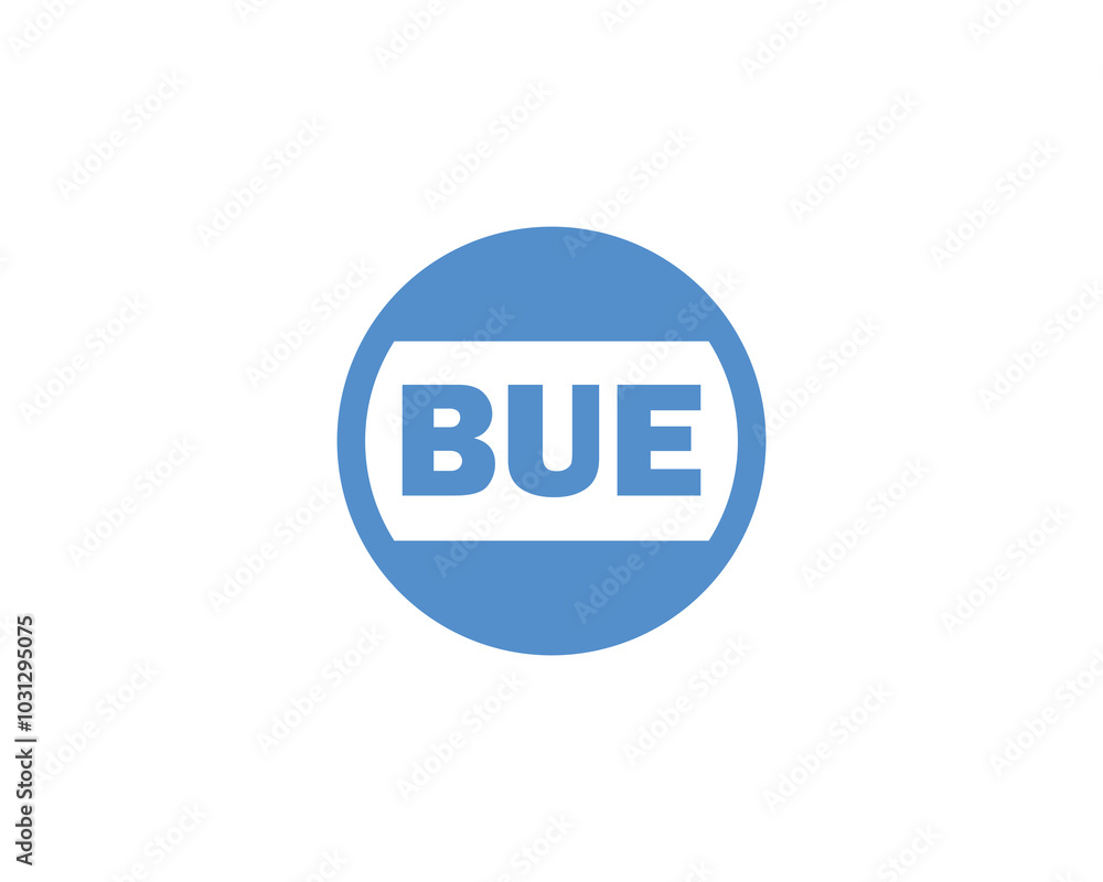 BUE logo design vector template. BUE BUE logo design vector template. BUE