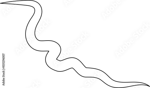 Set of line doodle, hand drawn style