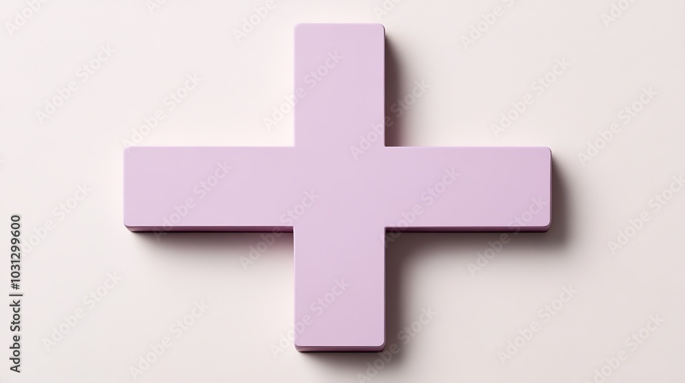 Light Purple Minus Sign on White Background. Light Purple Minus Sign on White Background.