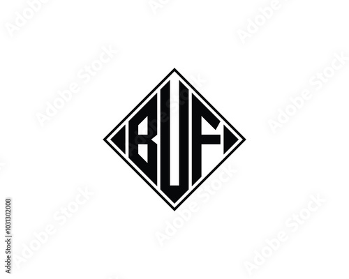 Free Download BUF logo design vector template. BUF - GFXLoad