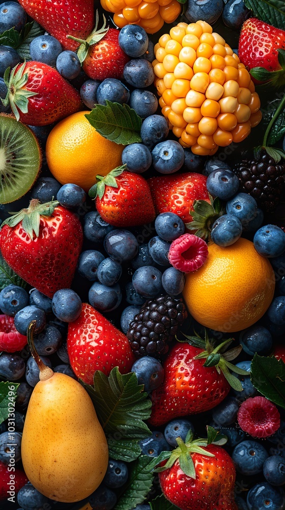 Vibrant Fruit Still Life: A Colorful Feast of Freshness Vibrant Fruit Still Life: A Colorful Feast of Freshness