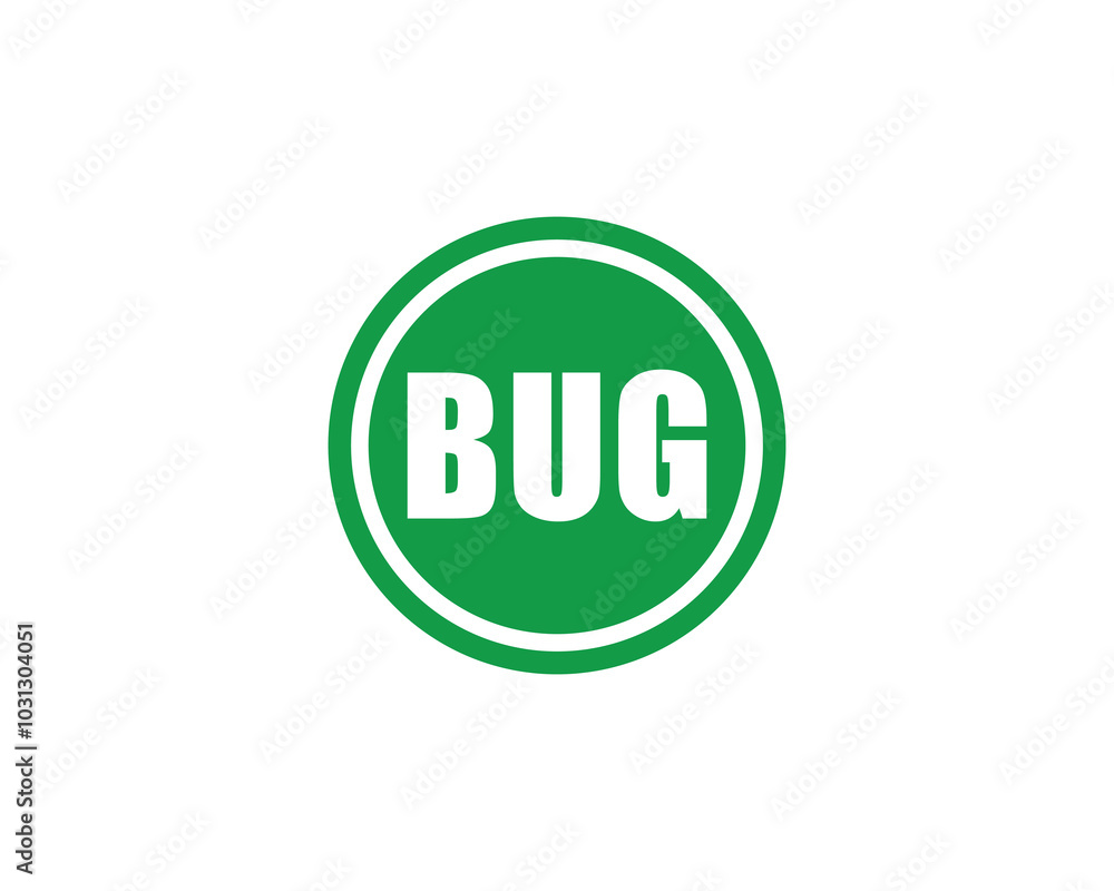 BUG Logo design vector template. BUG BUG Logo design vector template. BUG