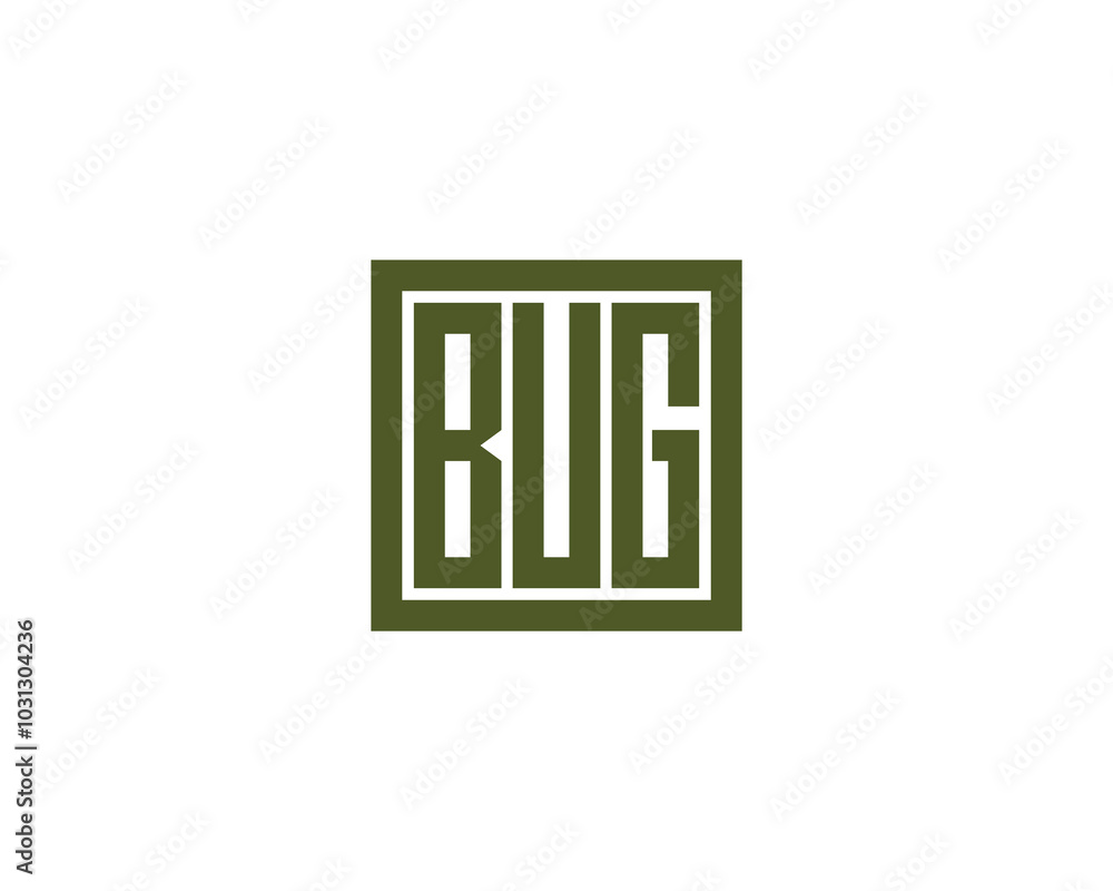 BUG Logo design vector template. BUG BUG Logo design vector template. BUG