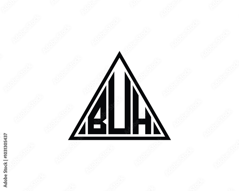 BUH logo design vector template. BUH BUH logo design vector template. BUH