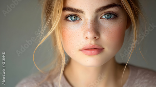 Close-up portrait of a youn...