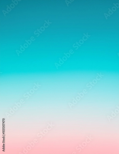 Serene Pastel Sky: A Gentle Transition from Teal to Pink. Soft hues paint a tranquil atmosphere, evoking calmness and peace.