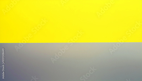Vibrant Yellow meets subtle Gray, a captivating half-and-half color block design. Minimalist, bold, and visually striking.