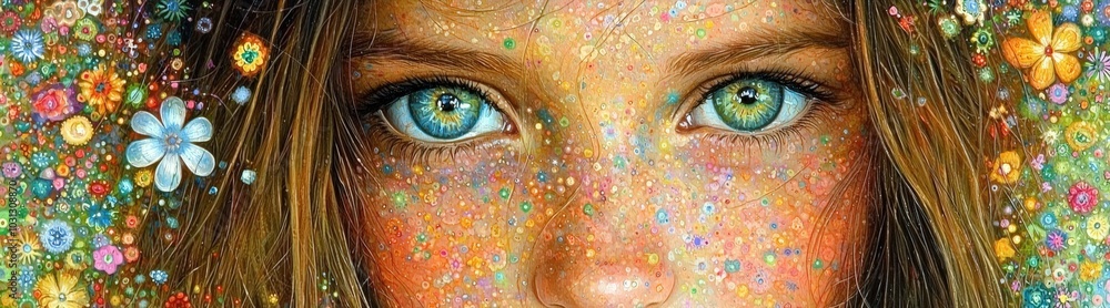 Enchanting 3D Abstract Illustrations of Colorful Eyes Enchanting 3D Abstract Illustrations of Colorful Eyes
