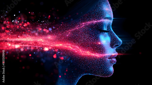 A digital art representatio...