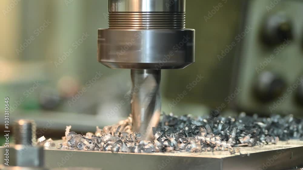 The hole boring process by NC milling machine by flat nose end mill tools. The hole boring process by NC milling machine by flat nose end mill tools.