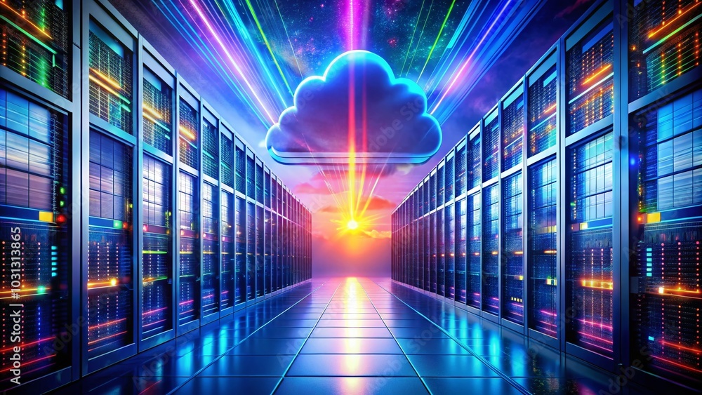 Cloud Server Database Storage Logo Design for Technology Innovation Cloud Server Database Storage Logo Design for Technology Innovation