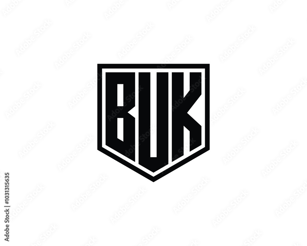 BUK Logo design vector template. BUK BUK Logo design vector template. BUK