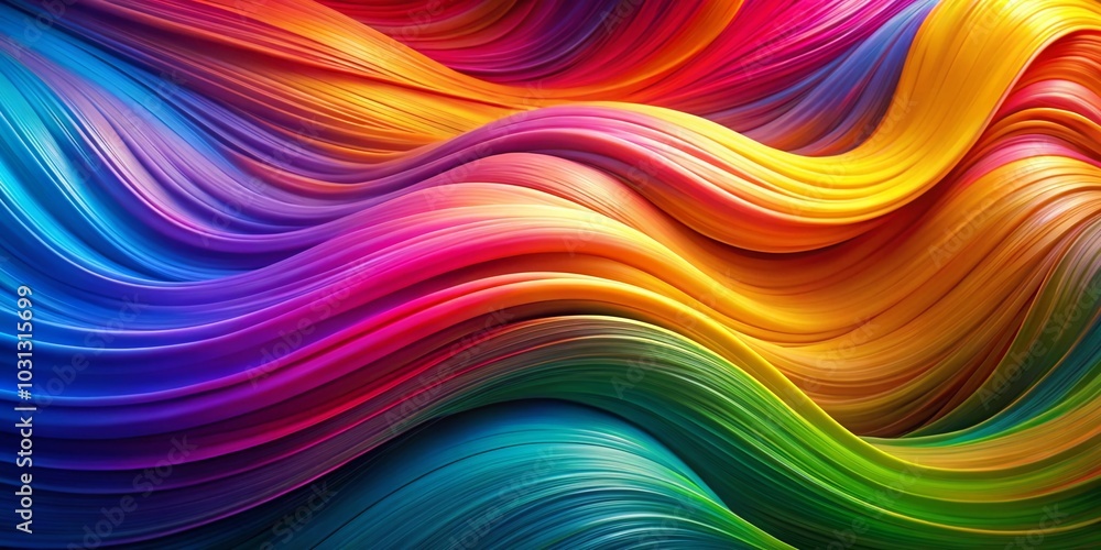 Colorful Abstract Swirls in Long Exposure - Vibrant Rainbow Spectrum Digital Art Design Colorful Abstract Swirls in Long Exposure - Vibrant Rainbow Spectrum Digital Art Design