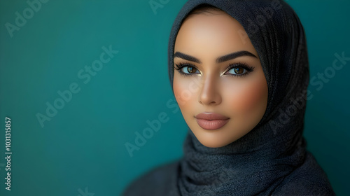 Portrait of a woman wearing...