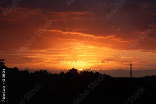 nascer do sol e pôr do sol