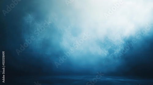 a serene smoky blue background that evokes a sense of calm and tranquility, with subtle gradients and textures creating a soft, atmospheric feel, perfect for artistic or promotional designs