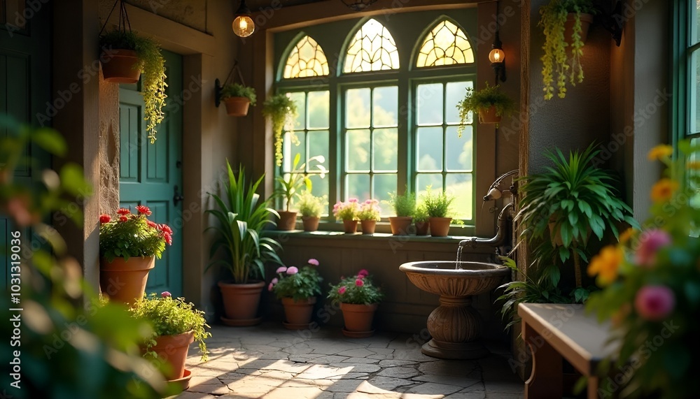 Obraz premium Home garden