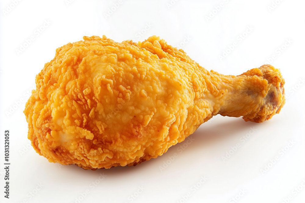 Crispy Fried Chicken Piece, Coated with Golden Brown Breadcrumbs Crispy Fried Chicken Piece, Coated with Golden Brown Breadcrumbs