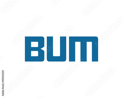 Free Download BUM Logo design vector template. BUM - GFXLoad