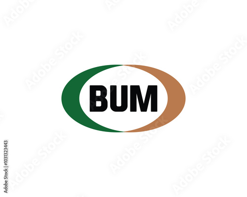 BUM Logo design vector template. BUM