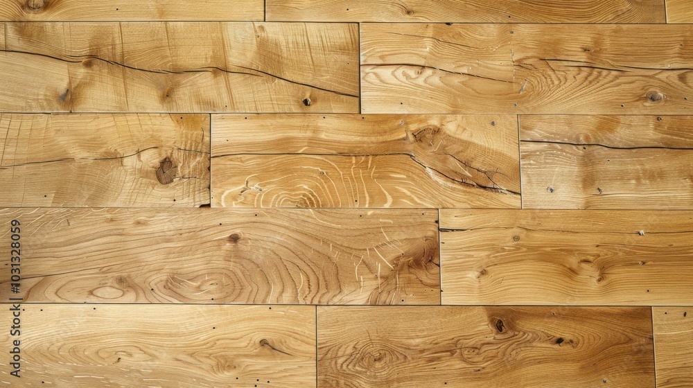 Fototapeta premium Natural Wood Floor Texture for Interior Design