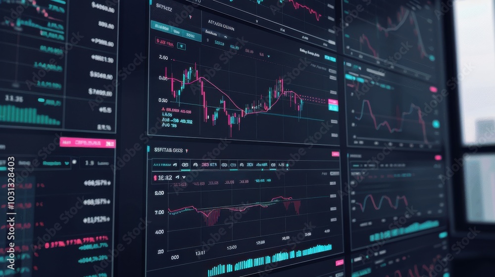 Minimalist line art depiction of a modern stock trading screen showcasing a clean interface and data visualization Minimalist line art depiction of a modern stock trading screen showcasing a clean interface and data visualization